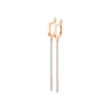 Small Diamond Earrings Round Brilliant 0.38ct by Qutahia Jewellery