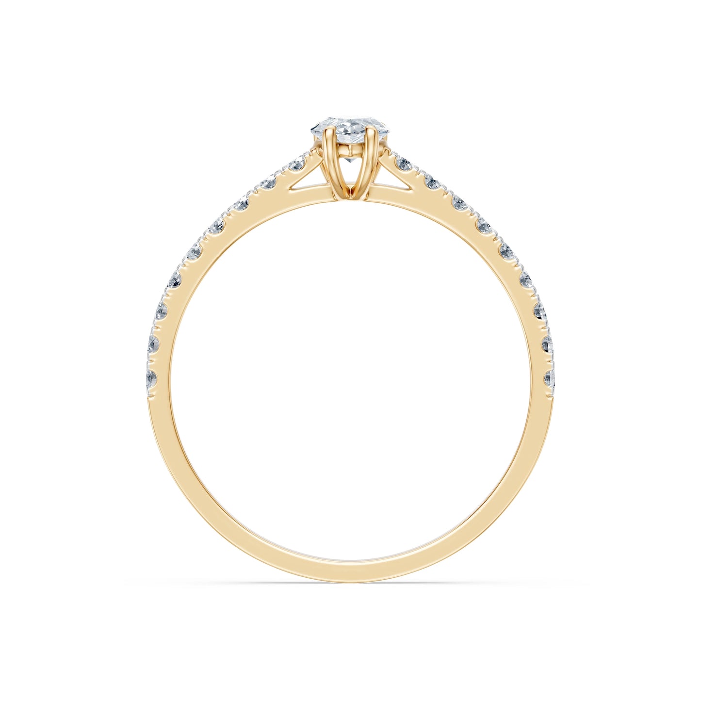 Solitaire Eternity Ring, 0.3 ct — 101-10191(0.30)PAR