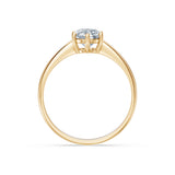 Round Brilliant Diamond Classic Solitaire Engagement Ring 1.0ct by Qutahia Jewellery