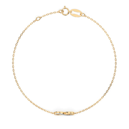Minimalism Bracelet (Round), 0.05 ct — 105-10009