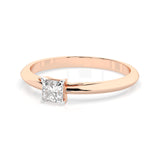 Solitaire Ring (Princess), 0.3 ct — 101-10190(0.30)PR