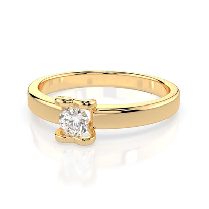 Solitaire Ring (Round), 0.15 ct — 101-10013(3.4)