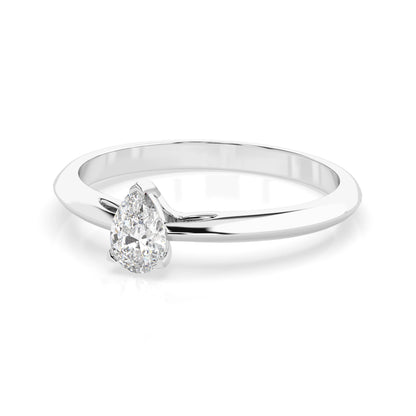 Solitaire Ring (Pear), 0.3 ct — 101-10190(0.30)PAR