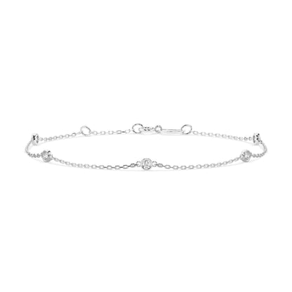 Minimalism Bracelet (Round), 0.14 ct — 105-10008/5(1.9)