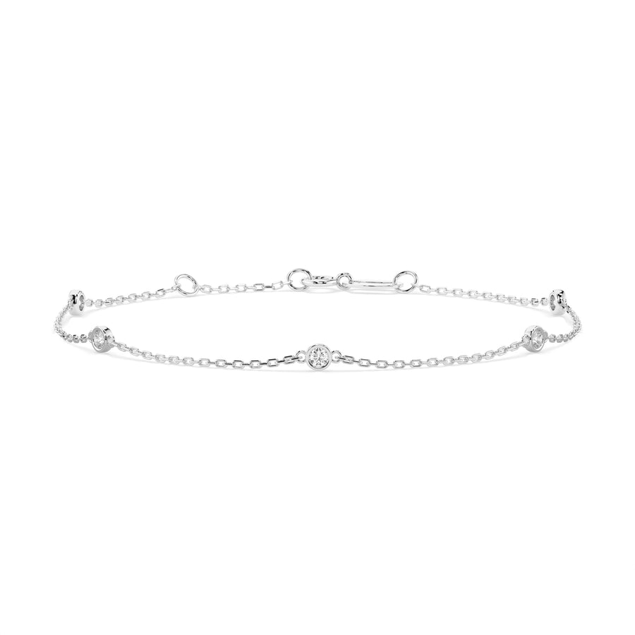 Minimalism Bracelet (Round), 0.14 ct — 105-10008/5(1.9)