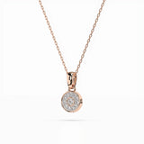Illusion Necklace (Round), 0.01 ct — 104-10032