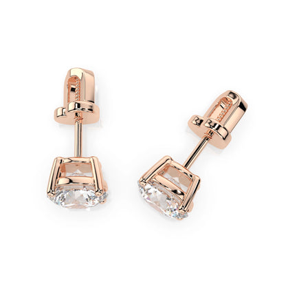 Solitaire Butterfly Earring (Round), 1.4 ct — 102-10012/1(5.7)