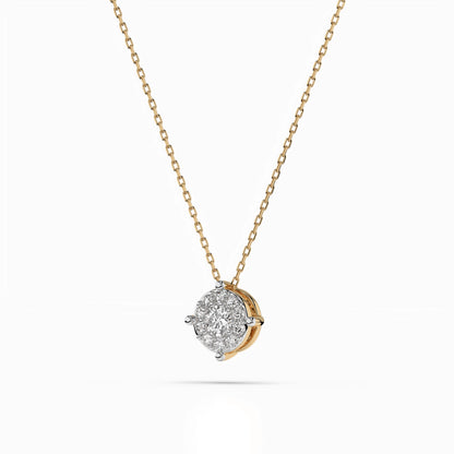 Solitaire Eternity Necklace (Round), 0.1 ct — 104-10001(3.0)