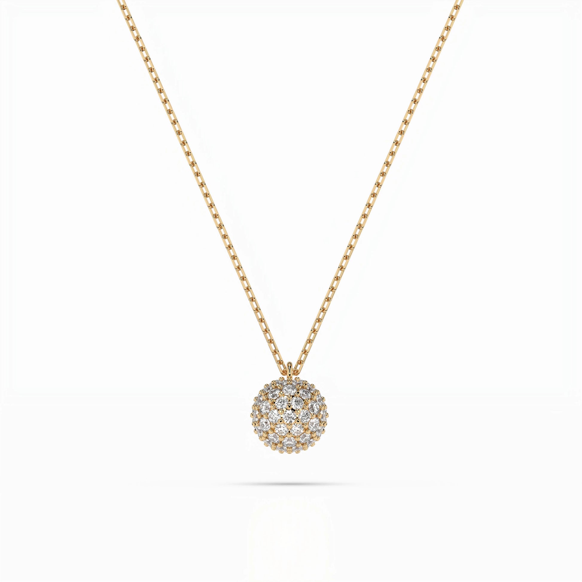 Illusion Necklace (Round), 0.23 ct — 104-10065