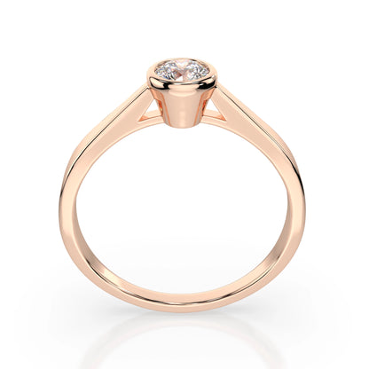 Solitaire Ring (Round), 0.2 ct — 101-10010(3.7)