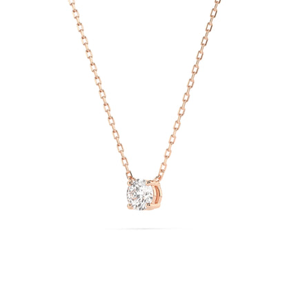 Solitaire Necklace (Round), 0.1 ct — 104-10040(3.0)