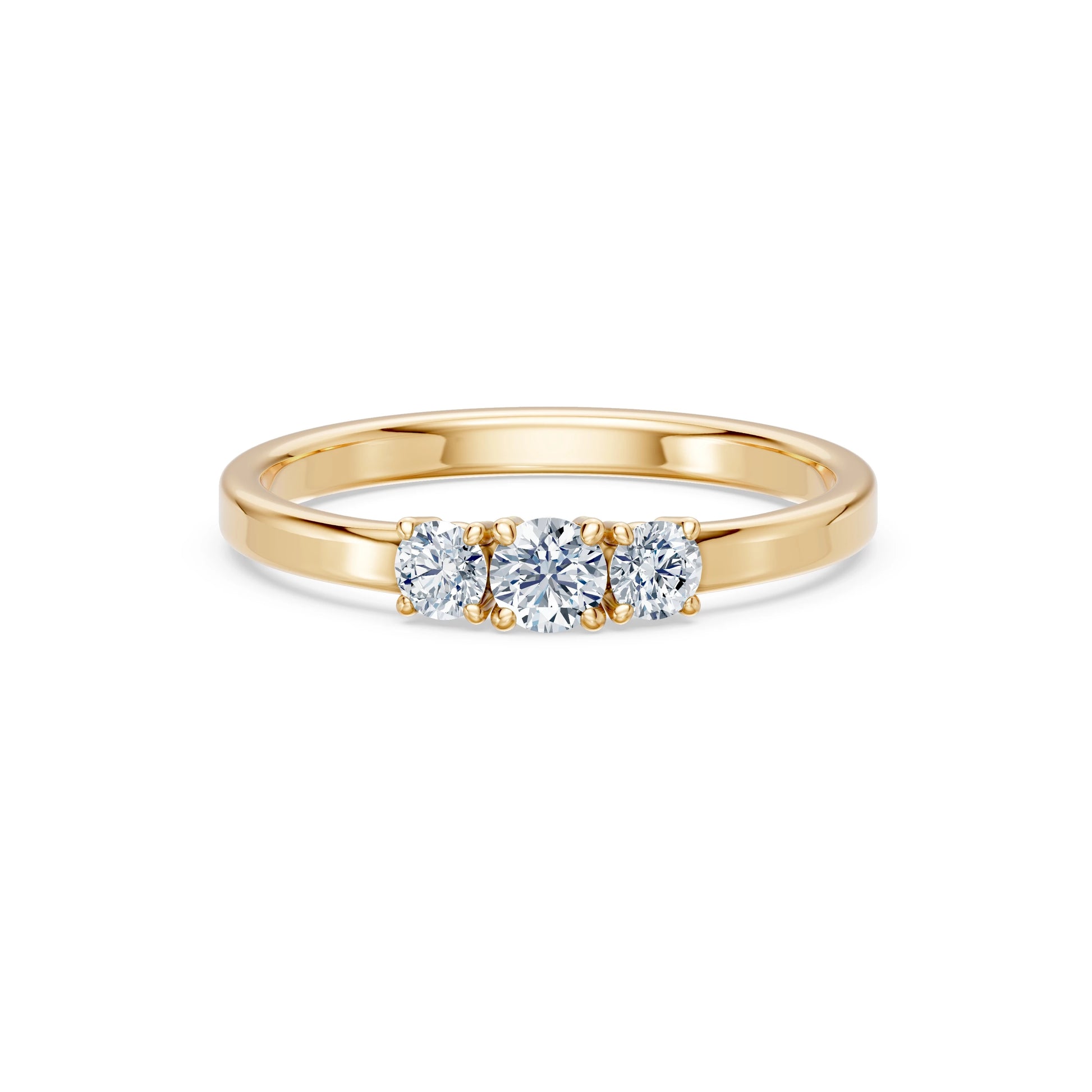 Solitaire Eternity Ring, 0.15 ct — 101-10127
