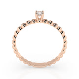 Solitaire Ring (Round), 0.06 ct — 101-10039(2.5)