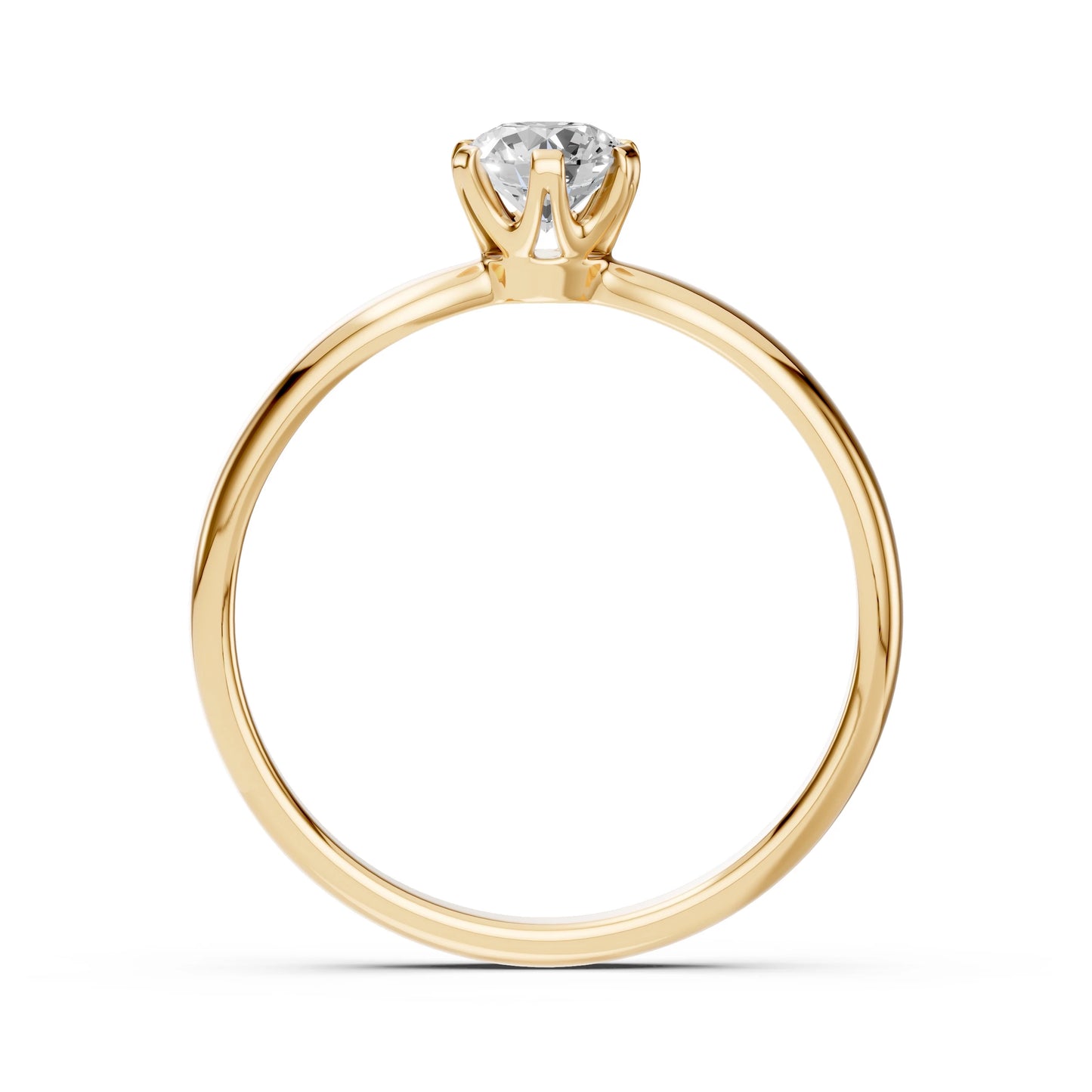 Solitaire Ring (Round), 0.45 ct — 101-10040(4.8)