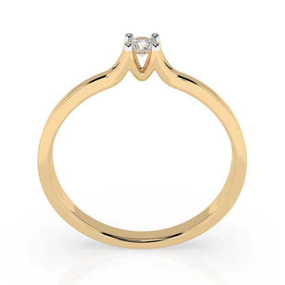 Solitaire Ring (Round), 0.06 ct — 101-10033(2.5)