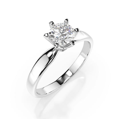 Solitaire Ring (Round), 0.5 ct — 101-10040(5.1)