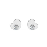 Solitaire Butterfly Earring (Round), 0.2 ct β 102-10012/1(3.0)
