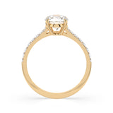 Solitaire Eternity Diamond Ring Round 1.0ct by Qutahia Jewellery
