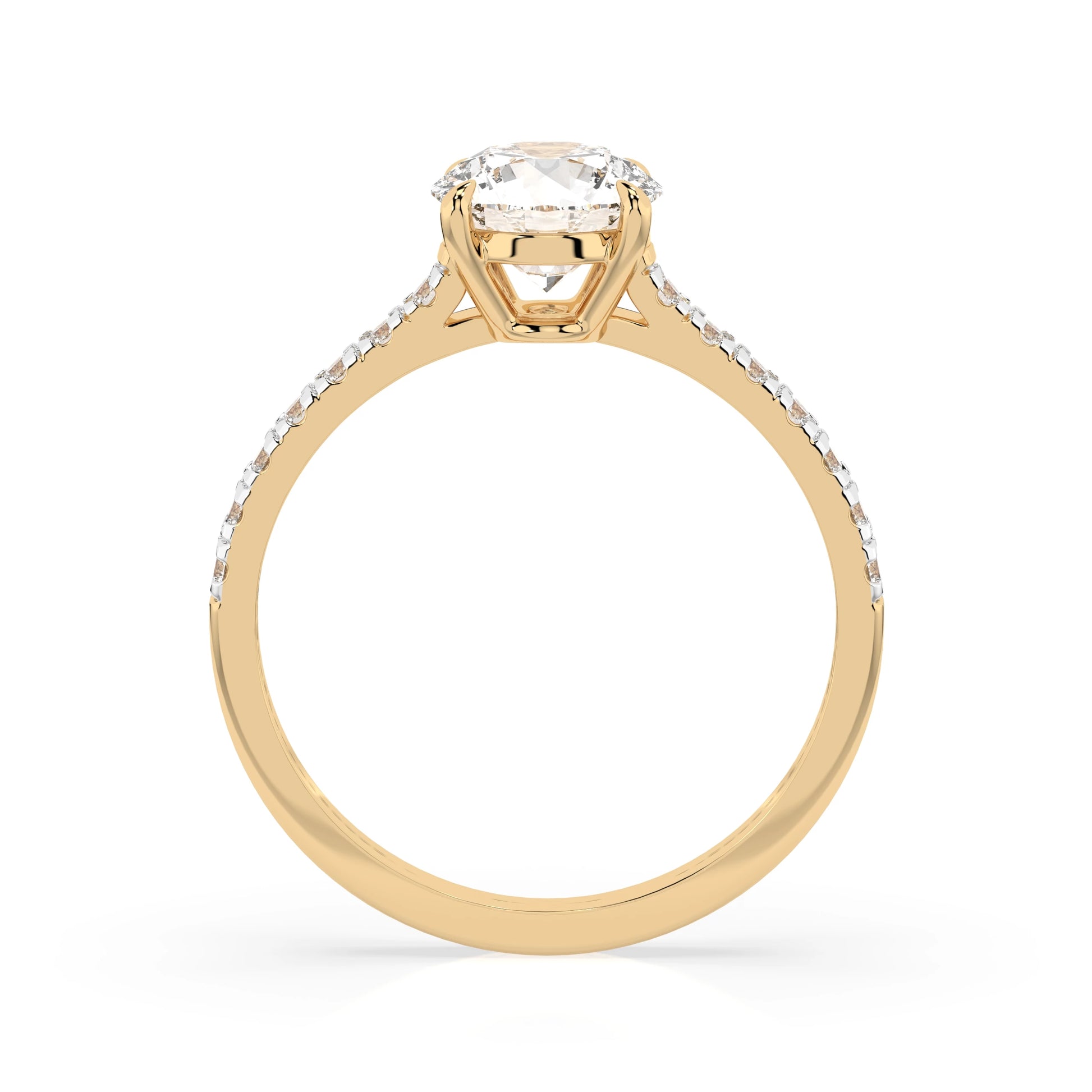 Solitaire Eternity Ring (Round), 1.0 ct — 101-10094(6.5)
