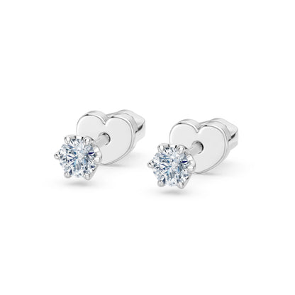 Solitaire Butterfly Earring, 0.2 ct — 102-10040/1(3.0)