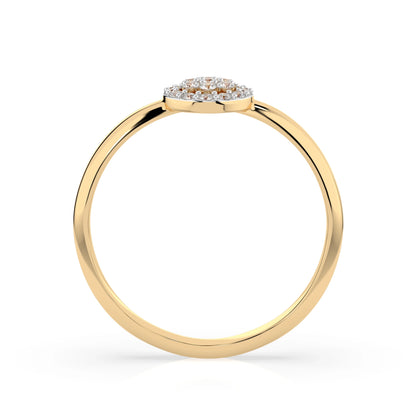 Illusion Ring (Round), 0.08 ct — 101-10072