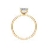 Emerald Lab Grown Diamond Solitaire Engagement Ring 1.5ct by Qutahia Jewellery