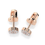 Illusion Earring (Round), 0.03 ct — 102-10015(2.0)