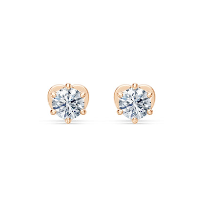 Solitaire Butterfly Earring, 0.6 ct — 102-10040/1(4.2)