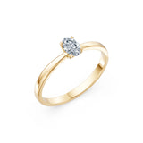 Solitaire Ring, 0.3 ct — 101-10194(0.30)OV