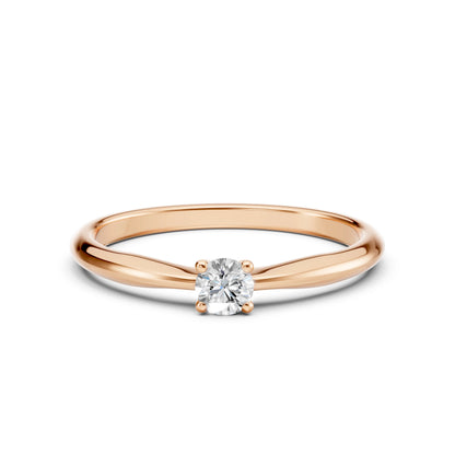 Solitaire Ring (Round), 0.2 ct — 101-10021(3.7)