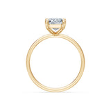 Emerald Lab Grown Diamond Solitaire Engagement Ring 2.0ct by Qutahia Jewellery