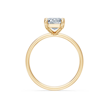 Emerald Lab Grown Diamond Solitaire Engagement Ring 2.0ct by Qutahia Jewellery