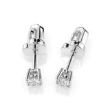 Diamond Stud Earrings Round 0.3ct by Qutahia Jewellery