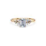 Emerald Lab Grown Diamond Classic Pave Eternity Ring 1.0ct by Qutahia Jewellery