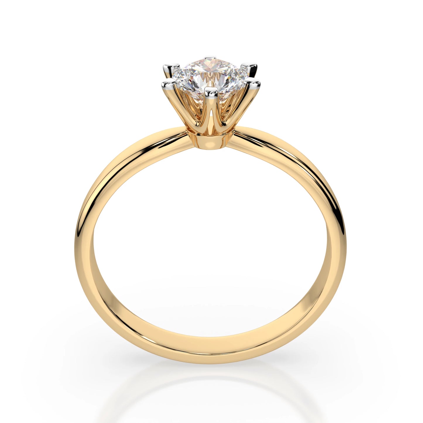 Solitaire Ring (Round), 0.7 ct — 101-10040(5.7)