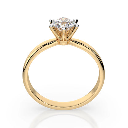 Solitaire Ring (Round), 0.7 ct — 101-10040(5.7)