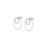 Small Diamond Earrings Round 0.25ct by Qutahia Jewellery