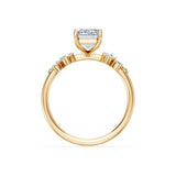 Emerald Lab Grown Diamond Classic Pave Eternity Ring 2.0ct by Qutahia Jewellery
