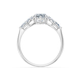 Marquise Lab Grown Diamond Side Stone Eternity Ring 1.5ct by Qutahia Jewellery