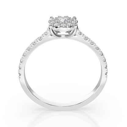 Solitaire Eternity Ring (Round), 0.15 ct — 101-10017(3.4)