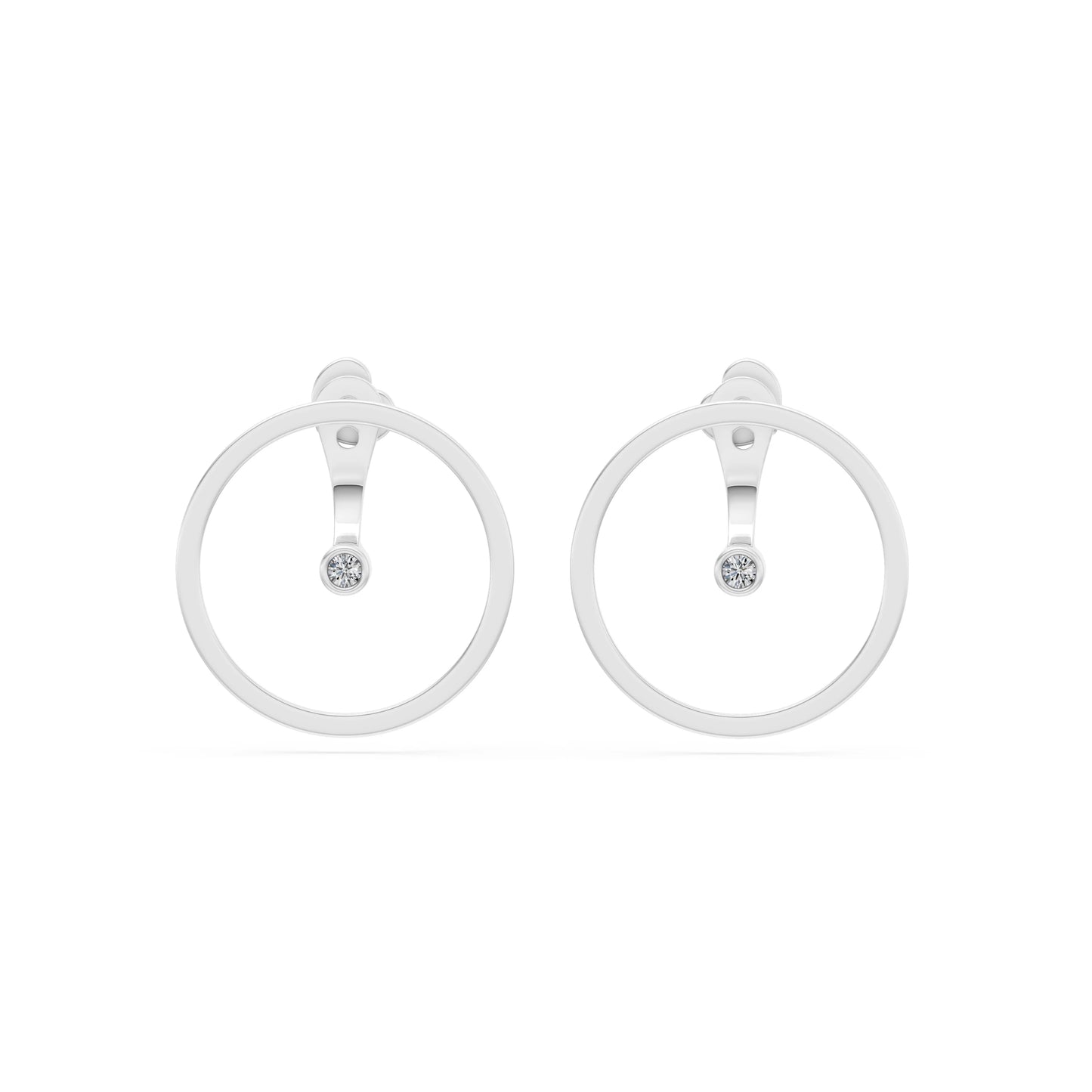 Minimalism Earring, 0.06 ct — 102-10077