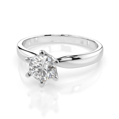 Solitaire Ring (Round), 0.5 ct — 101-10040(5.1)