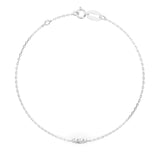 Diamond Bracelet Gold Round 0.07ct by Qutahia Jewellery