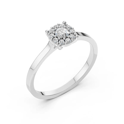 Solitaire Eternity Ring (Round), 0.15 ct — 101-10017/1(3.4)