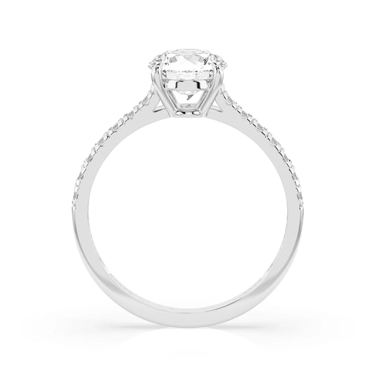 Solitaire Eternity Ring (Round), 1.0 ct — 101-10094(6.5)
