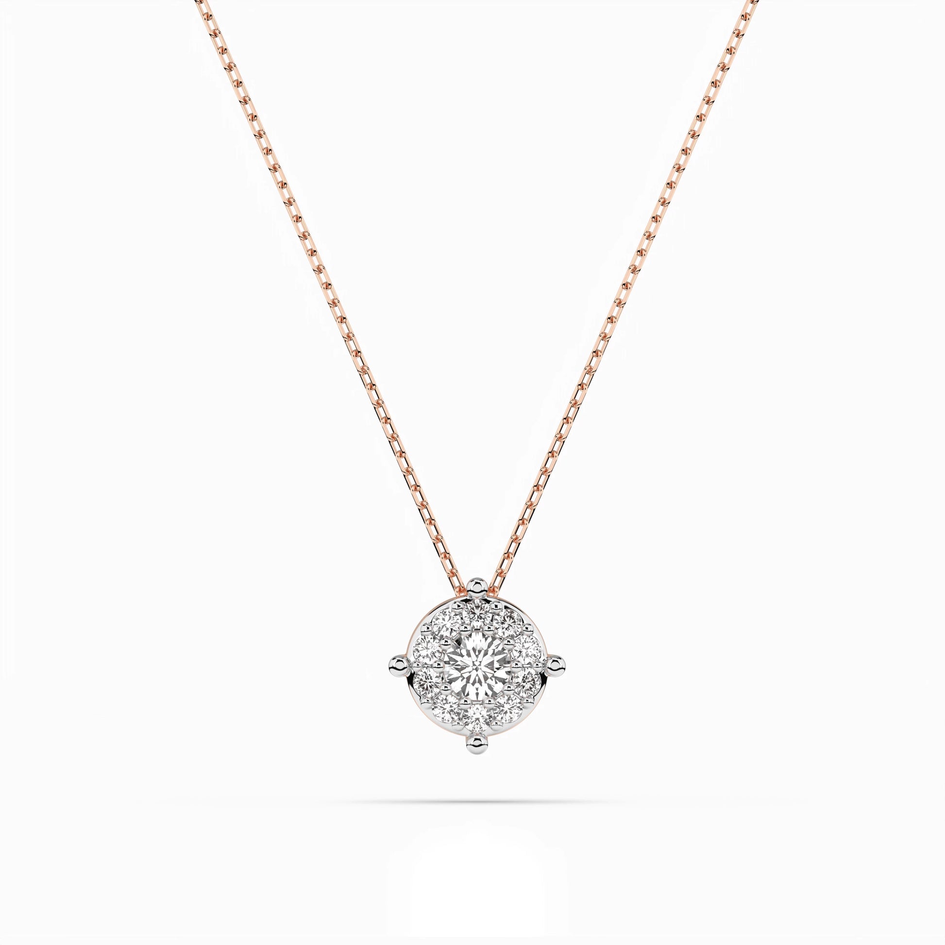 Solitaire Eternity Necklace (Round), 0.06 ct — 104-10001(2.5)