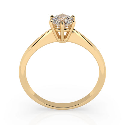 Solitaire Ring (Round), 0.3 ct — 101-10027(4.2)