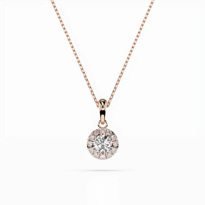 Solitaire Eternity Necklace (Round), 0.2 ct — 104-10053(3.7)