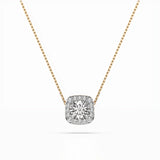 Diamond Eternity Necklace Round 0.4ct by Qutahia Jewellery