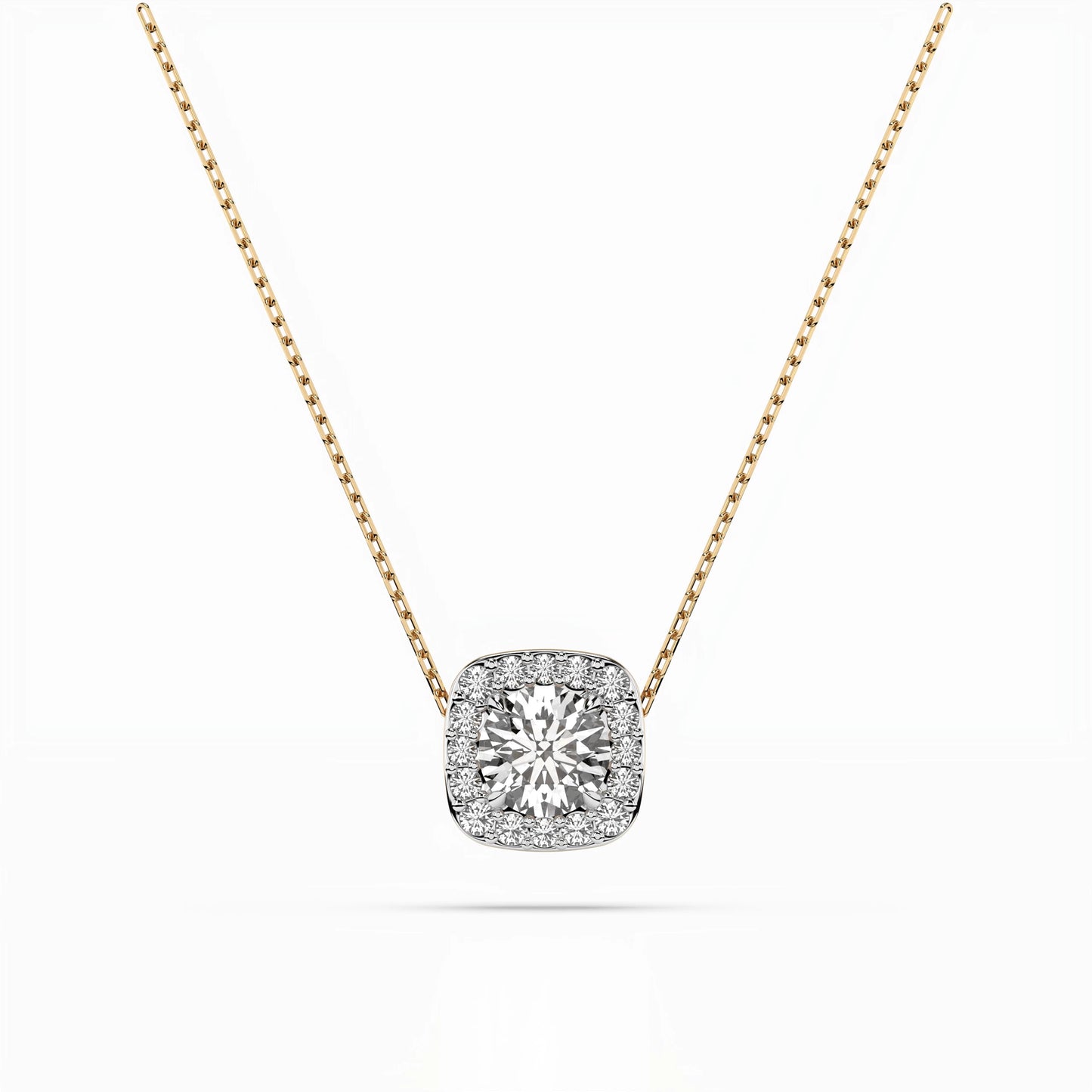 Solitaire Eternity Necklace (Round), 0.4 ct — 104-10057(4.7)